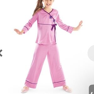 American Girl BeForever Rebecca's Satin Pajamas for girls size small (7/8) NWOT